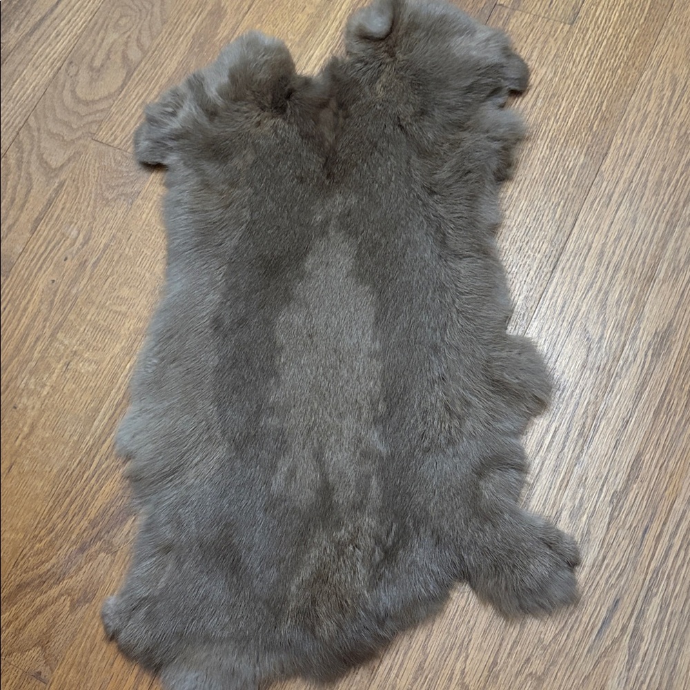 A422 Premium Natural Rabbit Fur Pelt - Soft Tanned Supply Hide